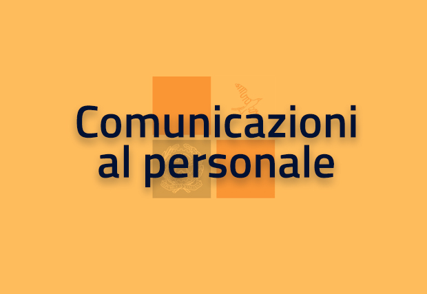 Comunicazioni per il personale