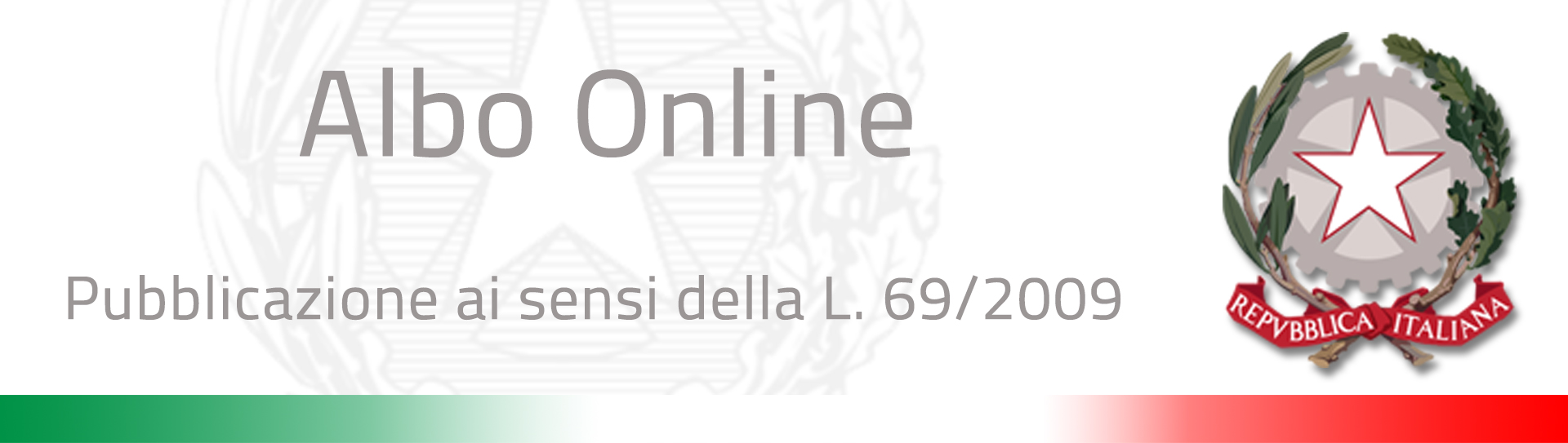 Link a sito interno dell'albo online